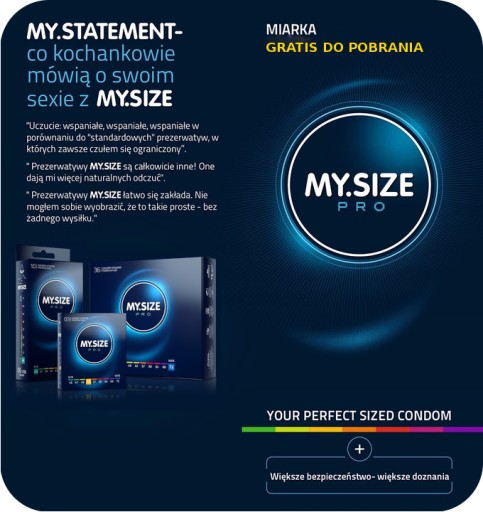 MY.SIZE Pro 69 mm tenkostenné kondómy, veľkosť XXL, 3 ks