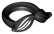 LEGO Moustache Black 6269933 15439