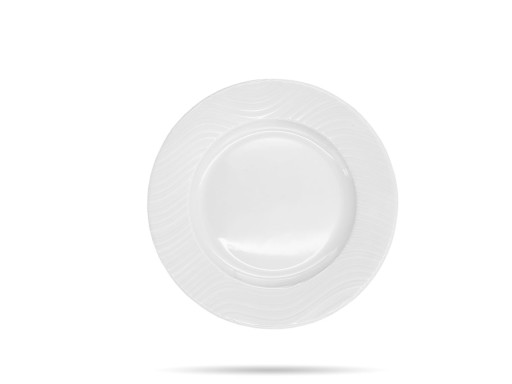 Biely tanier tanier 21 cm River Lubiana