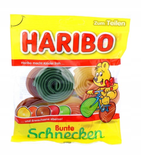 HARIBO Bunte Schnecken Snails ovocné želé 160g