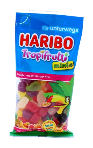 HARIBO MINI Tropické ovocné želé 75g DE