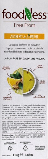Kapsule pre Cafissimo TEA Caffitaly Zázvor a citrón 10 ks