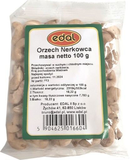 PD Kešu oriešky Edal 100g