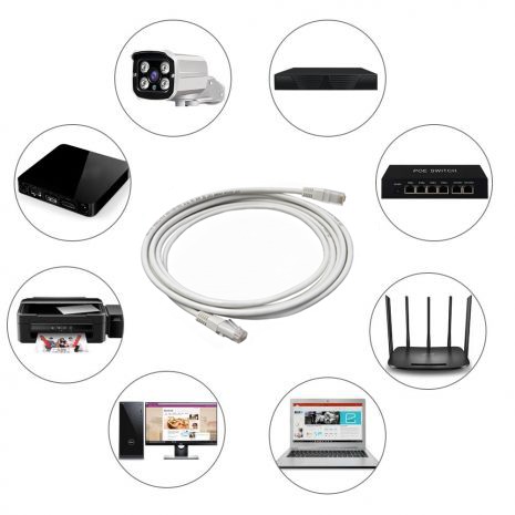 PATCHCORD UTP CAT 5E 1M RJ45 LAN KÁBEL