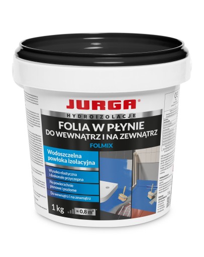 Tekutá fólia na keramické obklady Kúpeľňa Hydroizolácia 1 kg JURGA