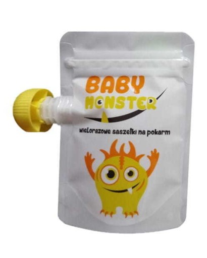 Baby Monster opakovane použiteľné vrecko, 100 ml