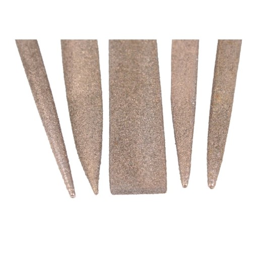 Sada ihlových diamantových pilníkov 180x5mm 5 ks