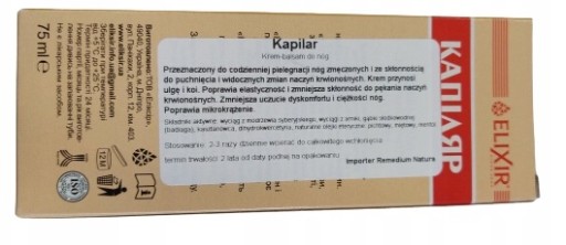 Remedium Natura kapilárny krém na unavené nohy