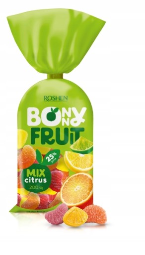 Roshen Jelly želé Bonny-Fruit citrusové plody mix 200 g