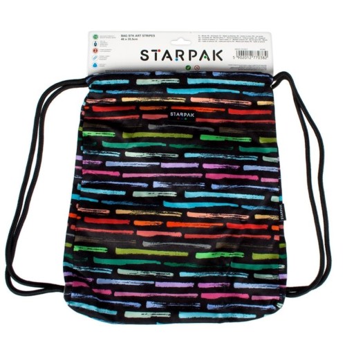 Školská taška cez rameno Art Stripes STARPAK