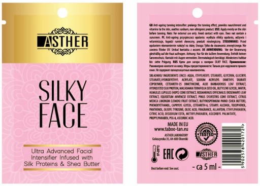 ASTHER Silky Face Intensifier pre opaľovanie tváre