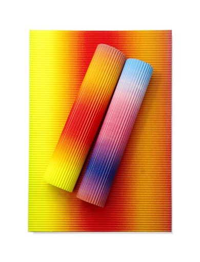 Happy Color A4 vlnitá lepenka 5 listov Rainbow