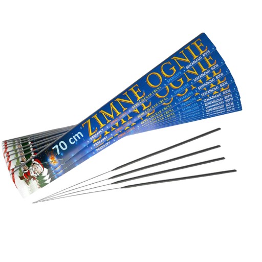 Prskavky ohňostroje - 70 cm, 5 ks