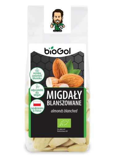 BLANŠOVANÉ MANDLE 100 g - BIOGOL