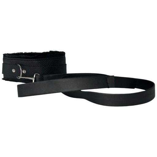 Choker, obojok a vodítko BDSM v tréningovom sete