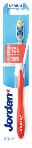 Zubná kefka JORDAN Total Clean strednej veľkosti