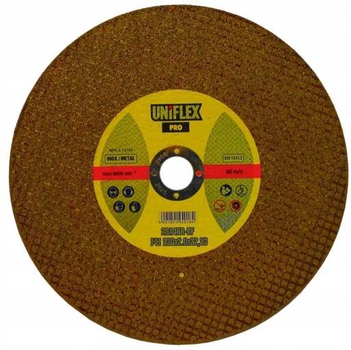 UNIFLEX Oceľový rezací kotúč kov/inox 230X2,0