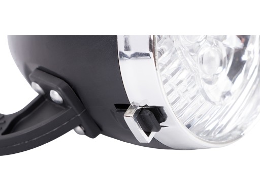 Lampa na bicykel city bike retro black lamp - CE