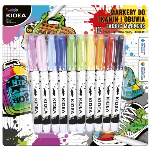 Kidea fixky na obuv a látky, 10 farieb