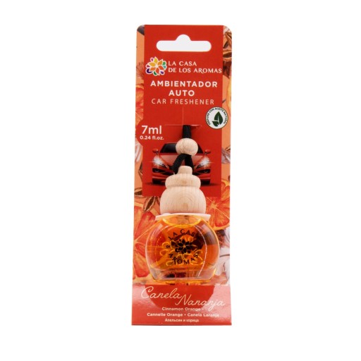 LA CASA DE LOS AROMAS CAR Vôňa do auta CINNAMON ORANGE, 7 ml