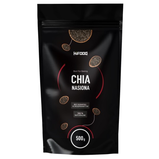 Chia semienka 500g HiFOOD Prírodná šalvia španielska PREMIUM