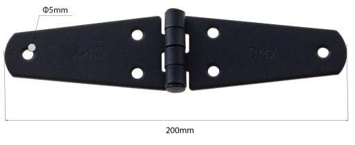 TROJUHOLNÍKOVÝ PÁNT 200X35X2MM ZTS200 ČIERNA DEKORATÍVNA