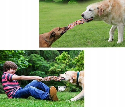 Psie lano, žuvacia hračka, veľká XXL hračka