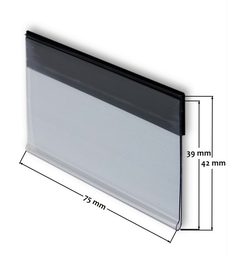 MAGNETICKÉ VRECKÁ NA ŠTÍTKY 39X75 MM - 10 KS
