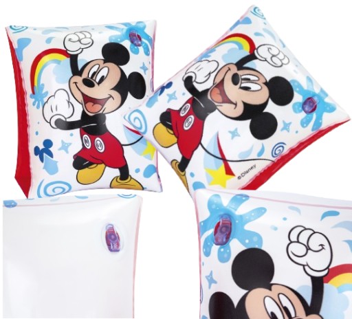 Nafukovacie rukávy MICKEY MOUSE na učenie plávania pre deti 3, 4, 5 a 6 rokov