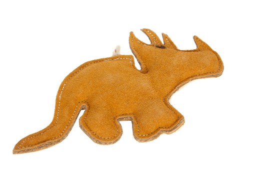 Kožená hračka pre psa CHICO Trend Dinosaur 26 cm