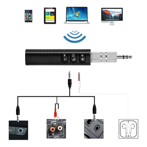 ADAPTÉR PRE PRIJÍMAČ AUDIO BLUETOOTH BT AUX MINI-JACK 3,5 mm OG37A