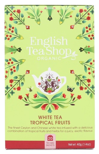 Tropical Fruits biely čaj (20x2) BIO 40 g (ANGLICKÝ TEA SHOP) English Te
