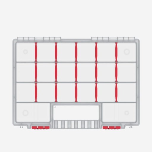 Uzavretý organizér Kistenberg 249 x 344 x 50 mm 1 kapacita KNO35255T