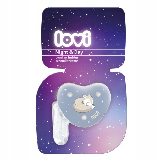 Klip na cumlík LOVI CHAIN NIGHT&DAY BOY