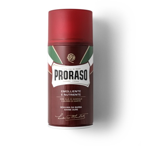 Proraso Pena na holenie Tvrdá brada červená linka (400 ml)