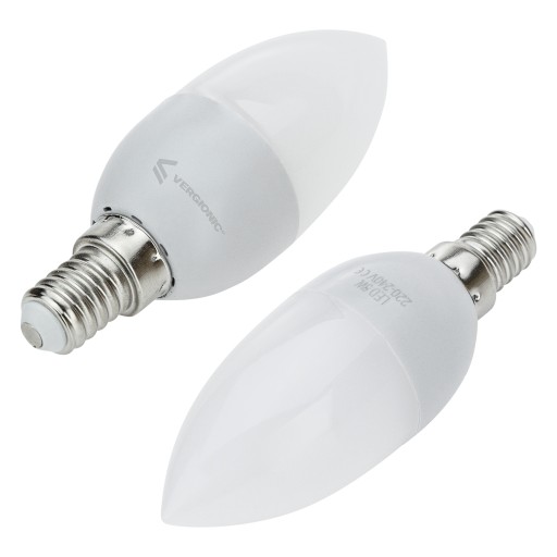 LED žiarovka E14 závit 8W 4000K 500lm neblikajúca sviečka