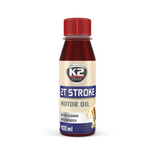 K2 OLEJ NA TAK 2T 2T ZMES PALIVA OLEJ ČERVENÝ 100ml