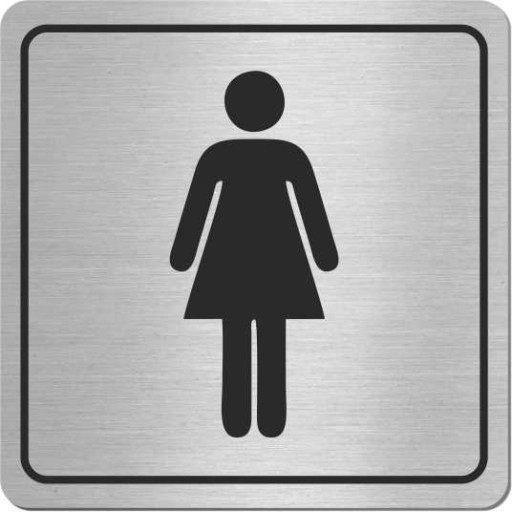 DÁMSKY WC tanier, inox, NEREZ