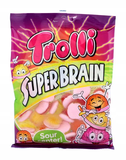 TROLLI Super Brain Sour Brain Ovocné želé 150g