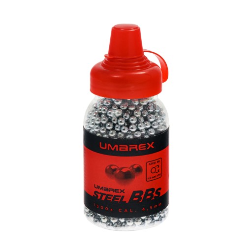 Umarex BBs OCELOVÉ GULIČKY DO STRIEBORNEJ VZDUCHOVKY 4,5 mm 1500 ks.