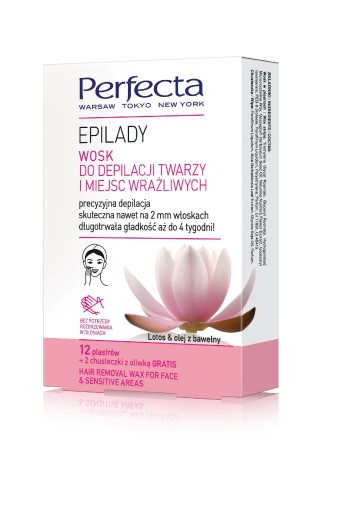 Perfecta Epilady Wax na depiláciu tváre a citlivých partií, 1 bal. (12 ks