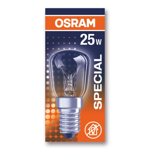ŠPECIÁLNA žiarovka E14 25W T26 do CHLADNIČKY OSRAM