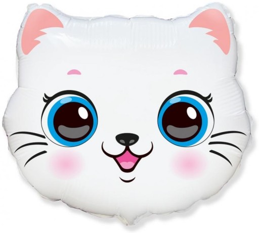 Fóliový balónik CAT Head Birthday Party 54x57cm
