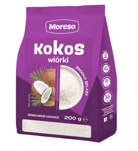 Kokosové lupienky 200 g - MORESO