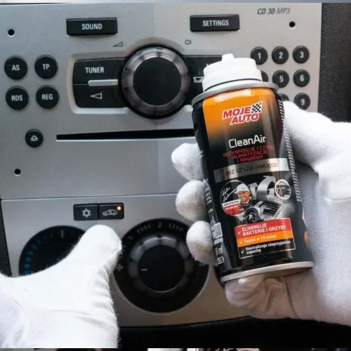 Klimatizácia a osviežovač vzduchu Moje Auto Clean AIR Black | 150 ml