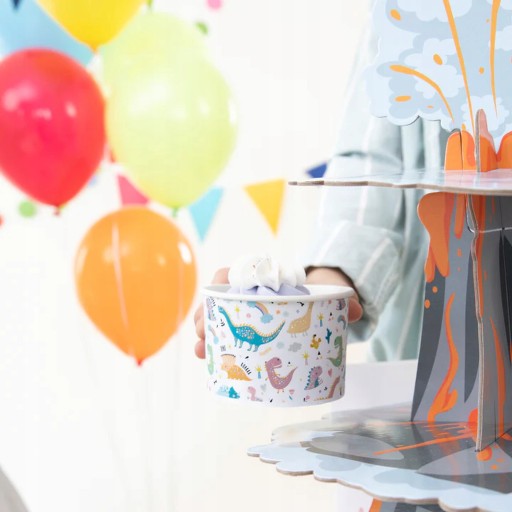 Zmrzlinové poháre Dinosaurs Dino Birthday Colorful Creatures 6 ks