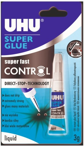 Rýchloschnúce OKAMŽITÉ GLUE Super Glue 3g VEĽMI PEVNÉ A LEPIACE
