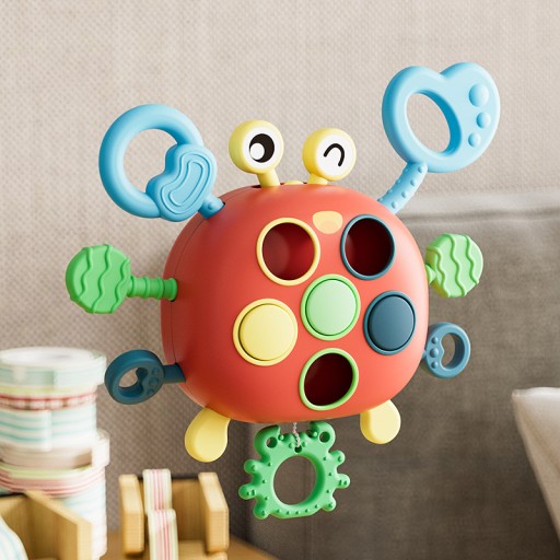 ZMYSELNÁ HRAČKA MONTESSORI HRUBÁČKA PRE MLÁČATKÁ KRABOV