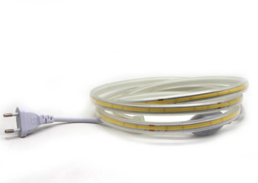 COB NEON LED pásik VODEODOLNÁ HADICA 10W Teplá 230V vonkajšia linka 1M