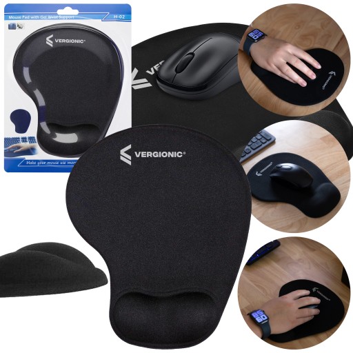 ERGONOMICKÁ GÉLOVÁ PODLOŽKA POD MYŠ S PODKLADOM NA ZÁPESTIE A RUKU